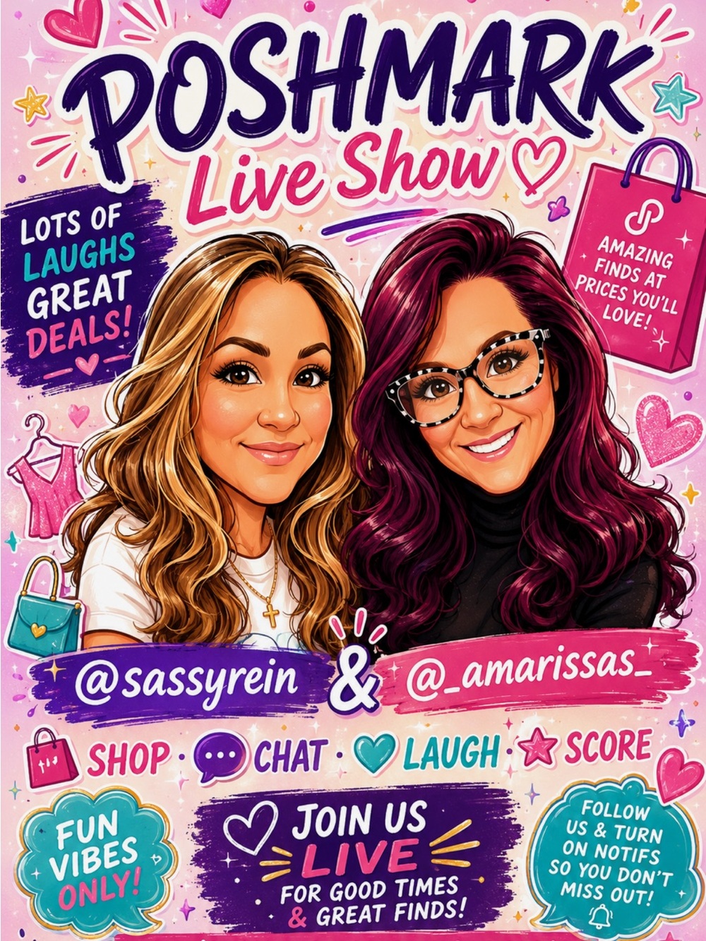 Marissa and Sassy Sell Live